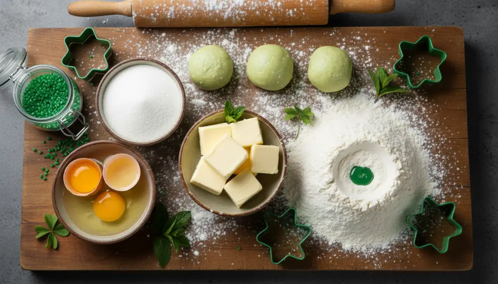 Shamrock Sugar Cookies 1