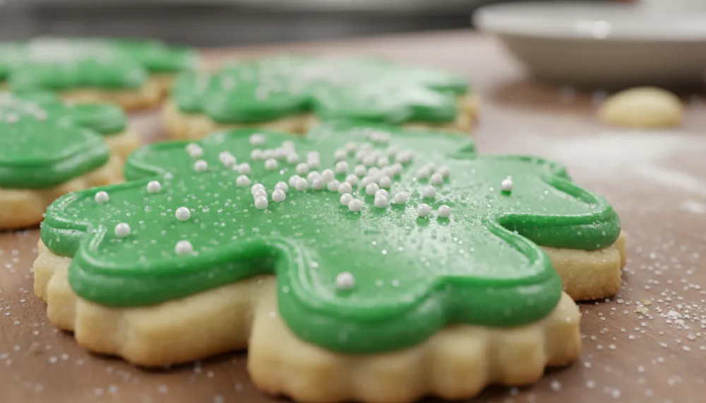Shamrock Sugar Cookies 2