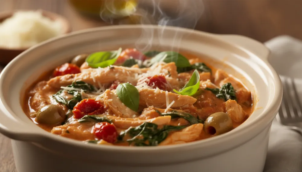 Slow Cooker Tuscan Chicken 1