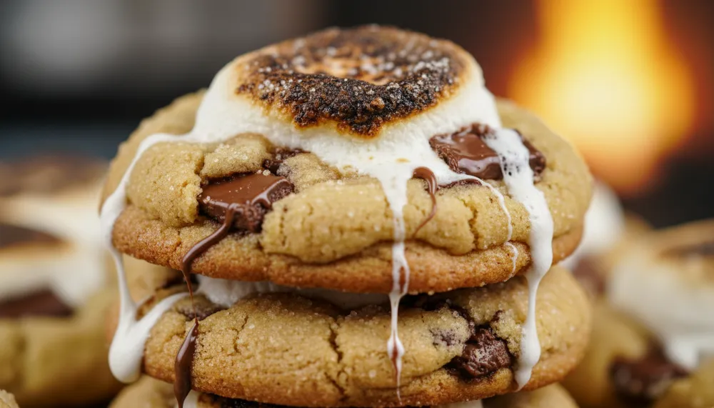 Smore Cookies — Gooey Chewy Campfire in a Cookie 2