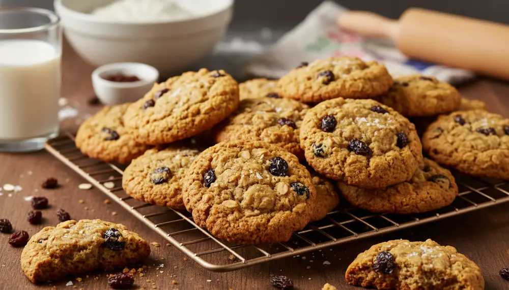 Home 5 Sourdough Discard Oatmeal Raisin Cookies 0