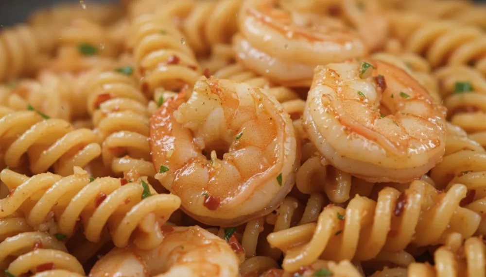 Spicy Garlic Shrimp Pasta 2