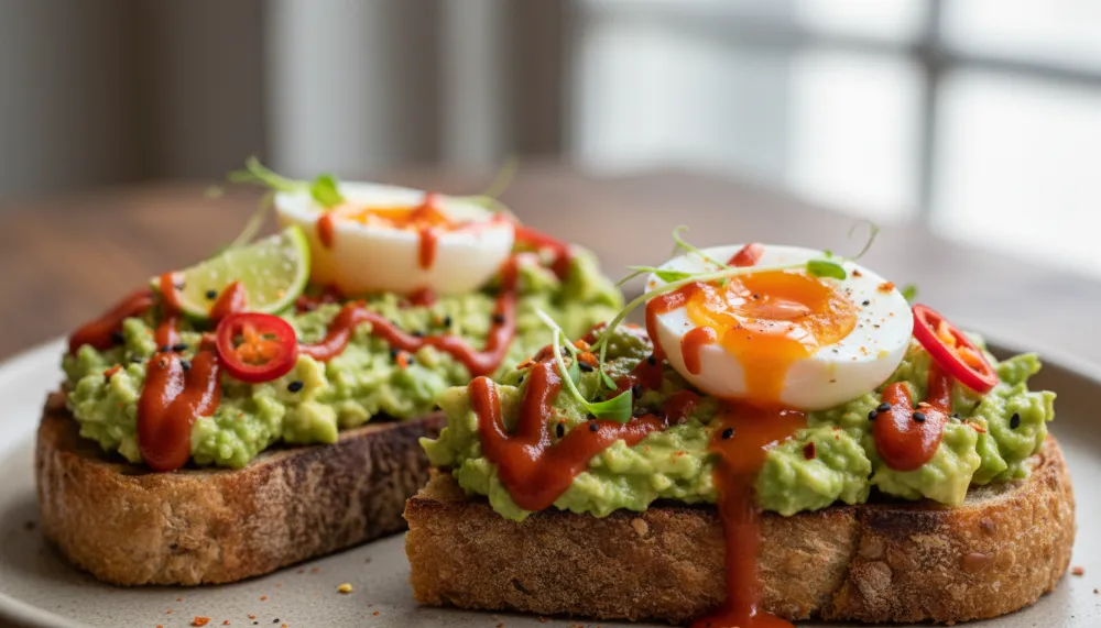 Spicy Sriracha Avocado Toast 2