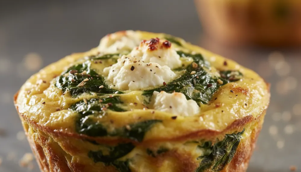 Spinach Feta Egg Muffins 2