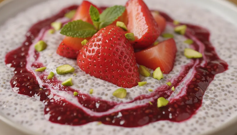 Strawberry Chia Pudding with Chia Jam 2