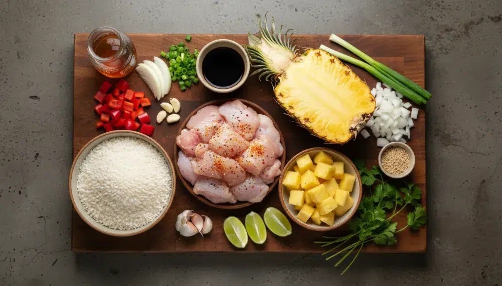 Sweet and Savory Pineapple Chicken and Rice Recipe 1