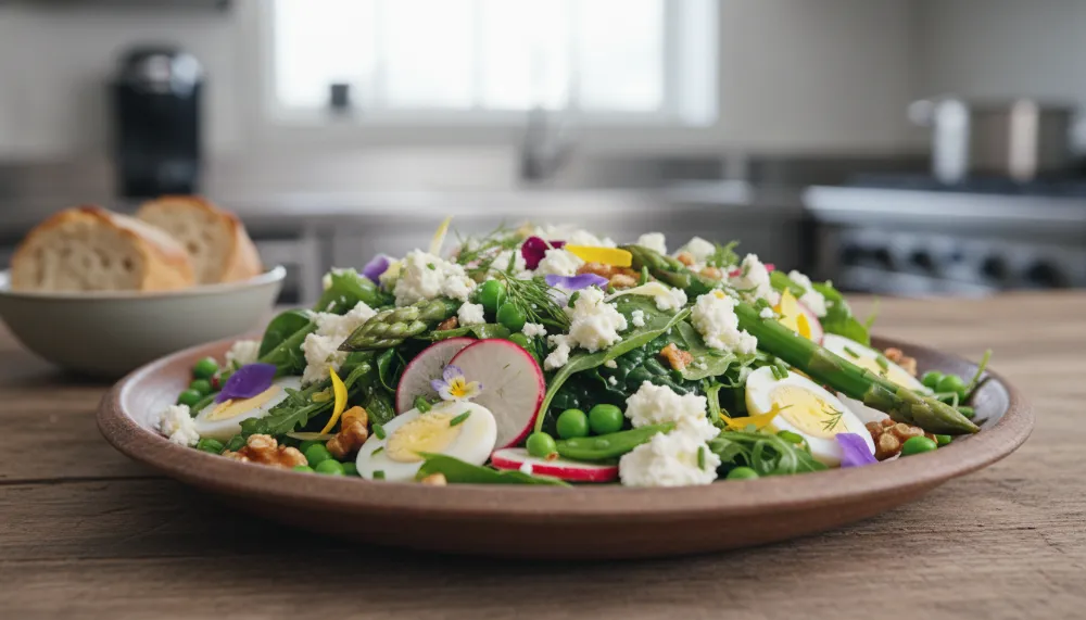 Home 3 Tasty Easter Spring Salad with Goat Cheese — Fresh 0