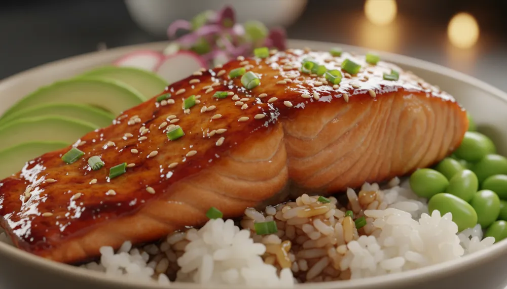 Teriyaki Salmon Bowl 2