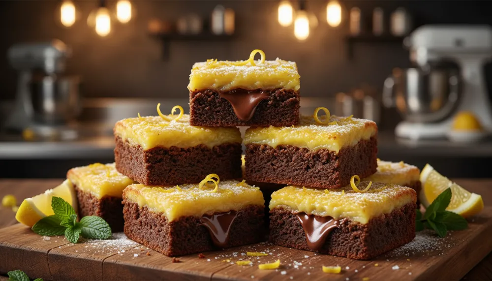 Home 6 XBest Lemon Brownies — Bright Fudgy Citrus Bars 0