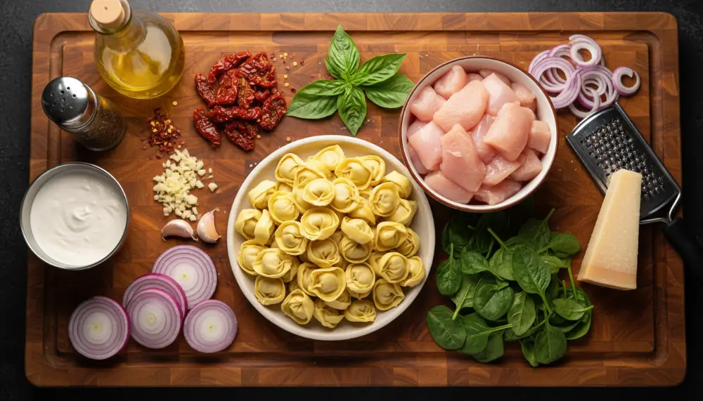 20 Minute Creamy Tuscan Tortellini 1