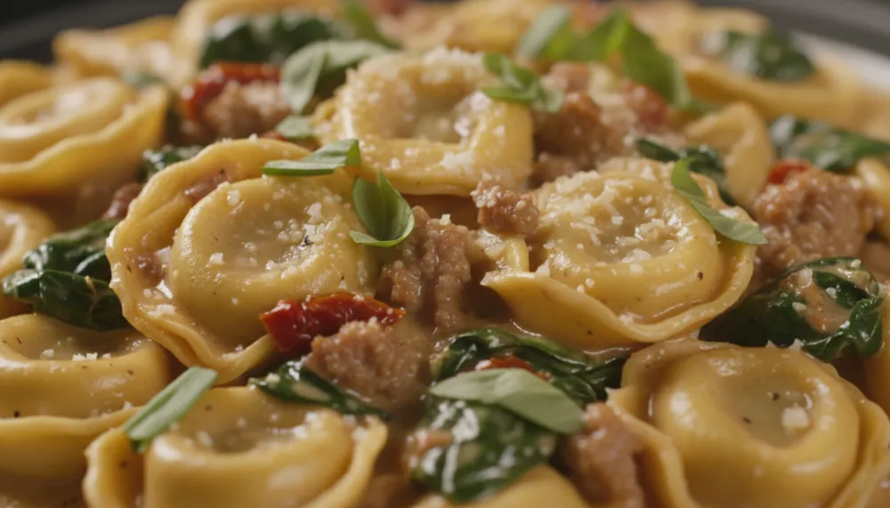 20 Minute Creamy Tuscan Tortellini 2