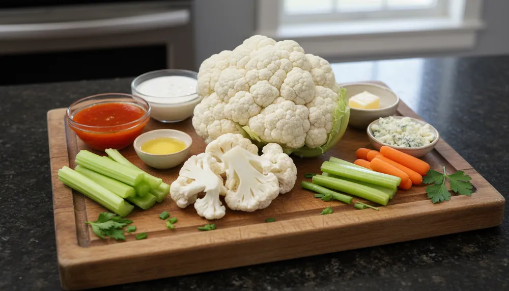 Air Fryer Buffalo Cauliflower 1