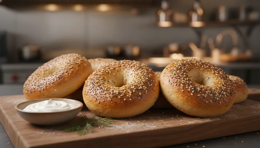 Air Fryer Homemade Bagels Easy Yogurt Dough 0