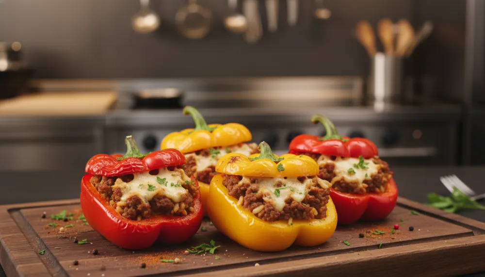 Air Fryer Stuffed Peppers Easy 0