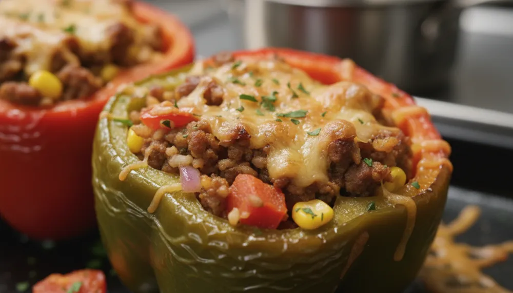 Air Fryer Stuffed Peppers Easy 2