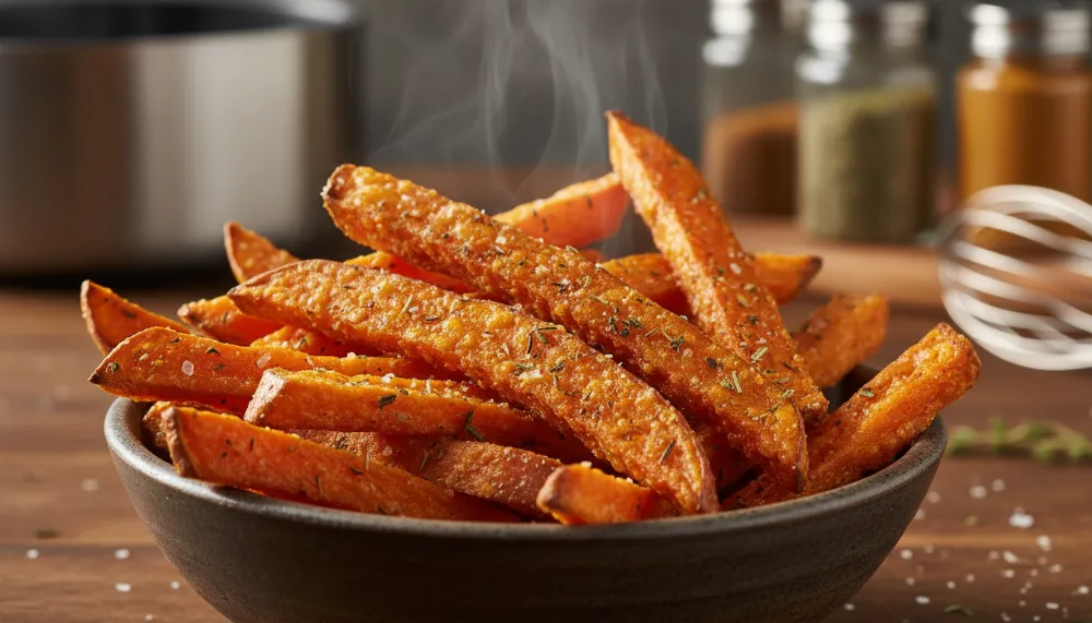 Air Fryer Sweet Potato Fries Extra Crispy 0