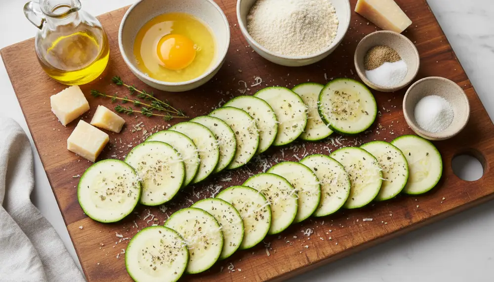 Air Fryer Zucchini Chips Crispy Parmesan 1