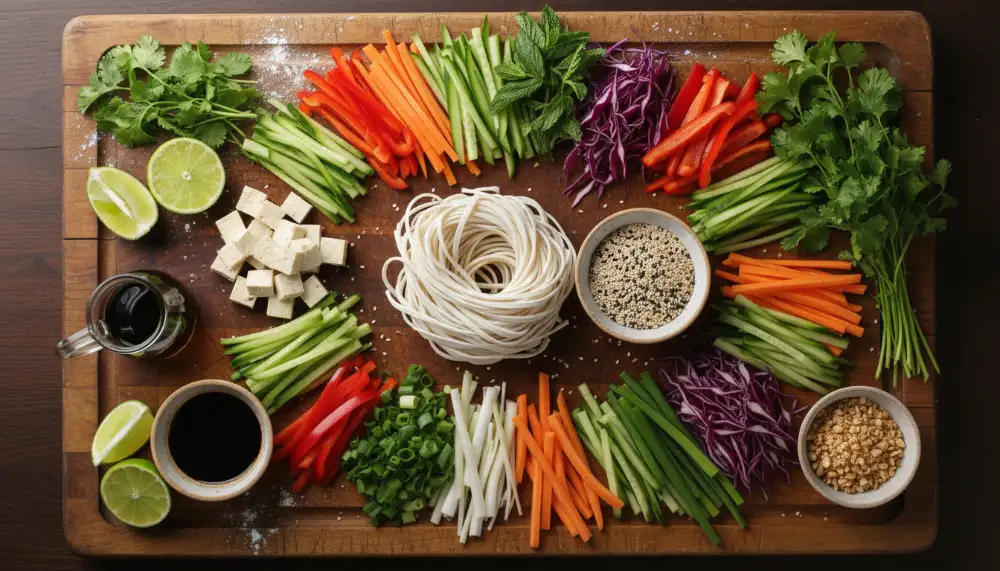 Asian Sesame Noodle Salad Cold Easy 1