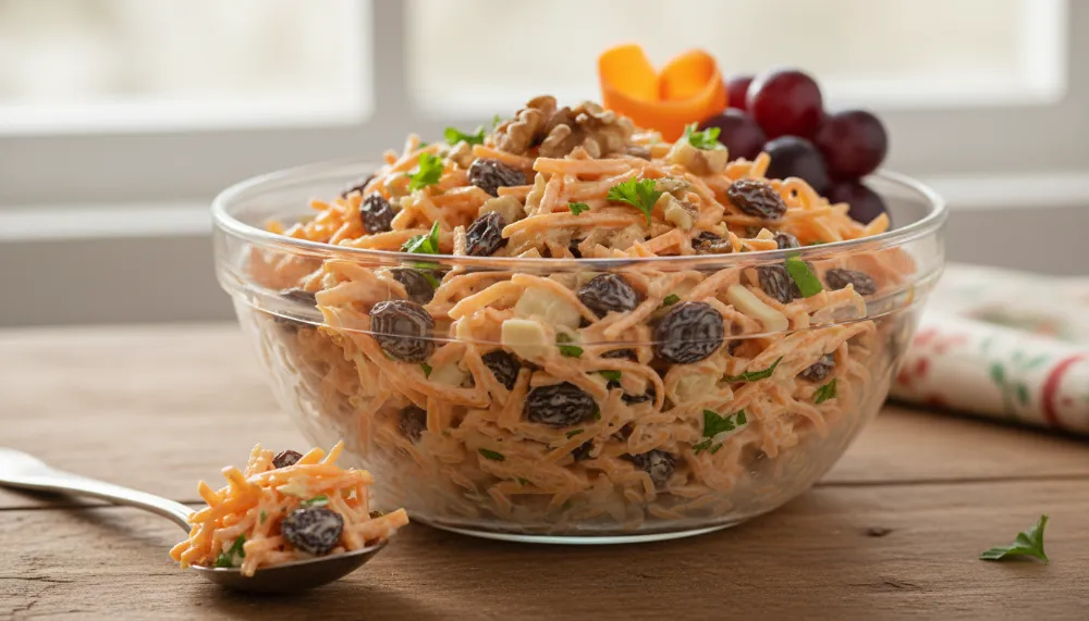 Carrot Raisin Salad – Classic American Style 0