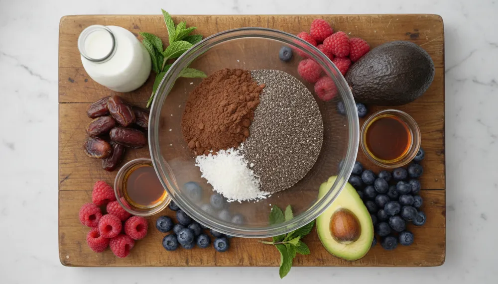 Chocolate Chia Pudding Mousse – Indulgent but Healthy 1