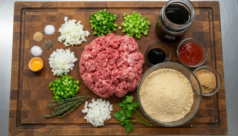 Copycat Cracker Barrel Meatloaf with Brown Gravy 1