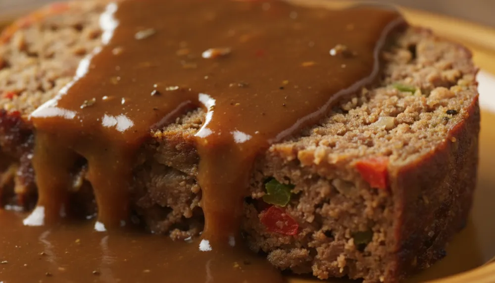 Copycat Cracker Barrel Meatloaf with Brown Gravy 2
