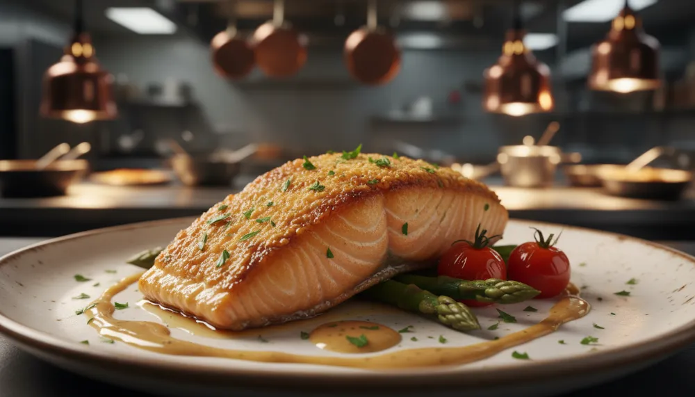 Crispy Baked Salmon with Honey Dijon 0