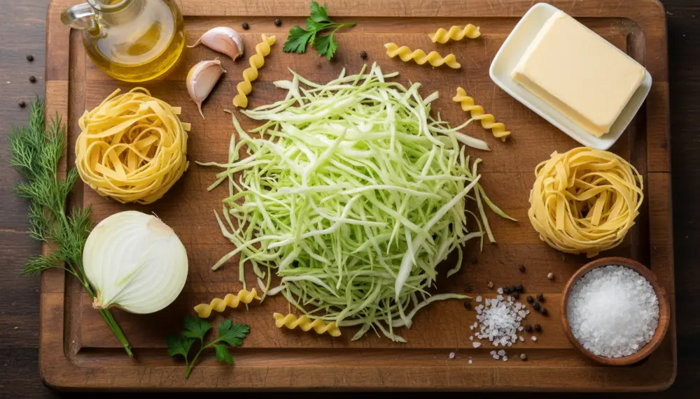 Fried Cabbage and Egg Noodles – Budget Comfort Food 1