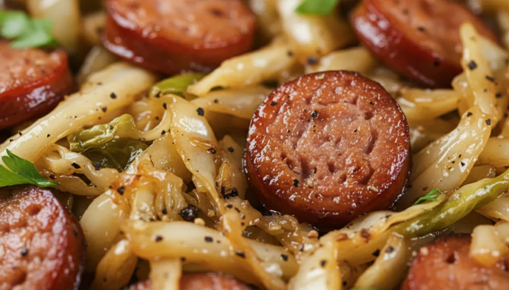 Fried Cabbage and Sausage – Hearty One Pan Meal 2