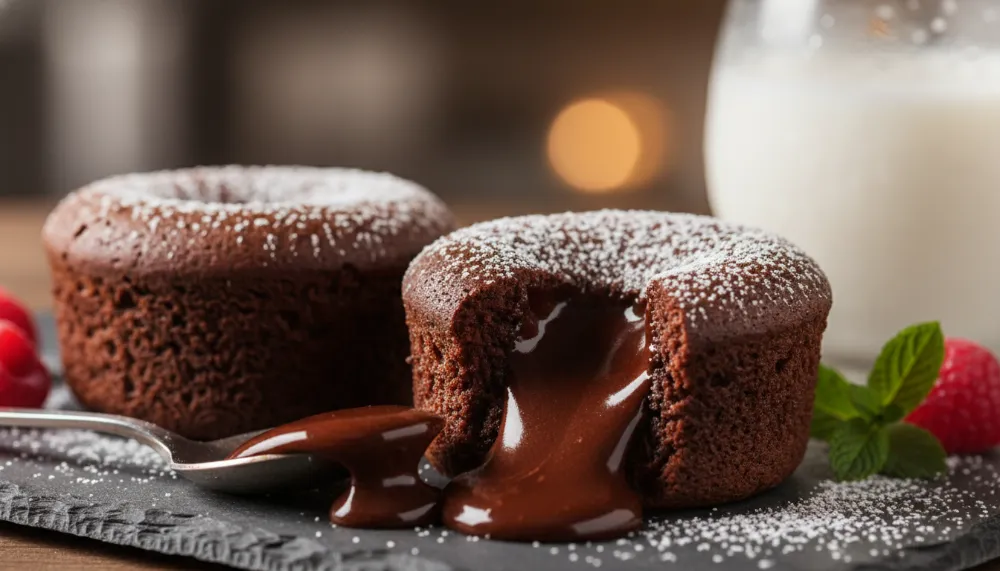Gluten Free Chocolate Lava Cakes 2