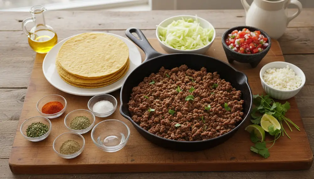 Ground Beef Tacos Dorados – Crispy Mexican Street Tacos 1