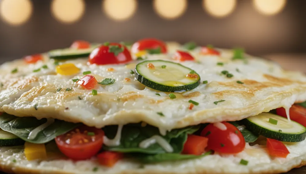 High Protein Egg White Omelette with Vegetables 2