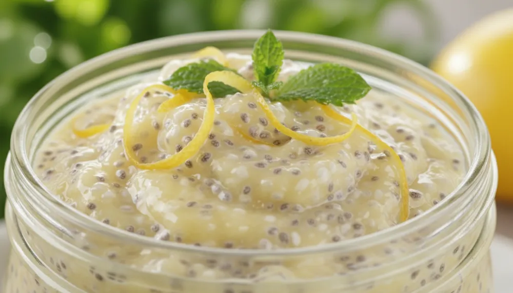 Lemon Cream Chia Pudding – Vegan and Refreshing 2