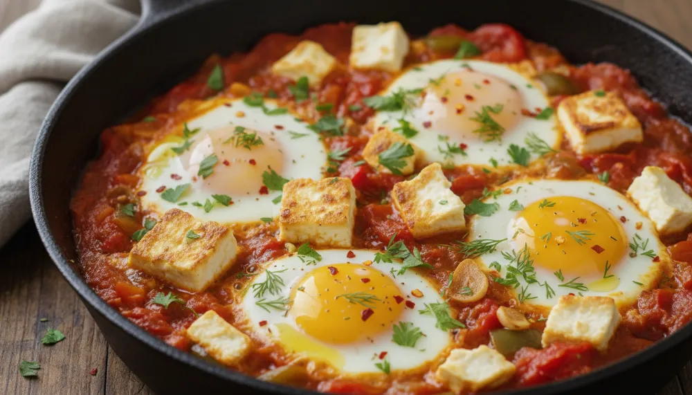 Mediterranean Baked Feta Eggs – Easy Shakshuka Twist 2