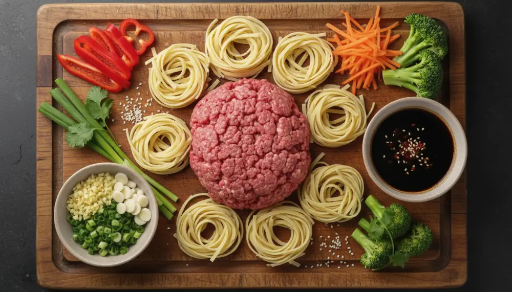 Mongolian Ground Beef Noodles – Better Than Takeout 1