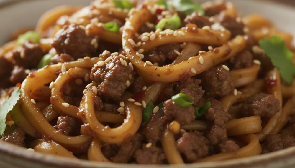 Mongolian Ground Beef Noodles – Better Than Takeout 2