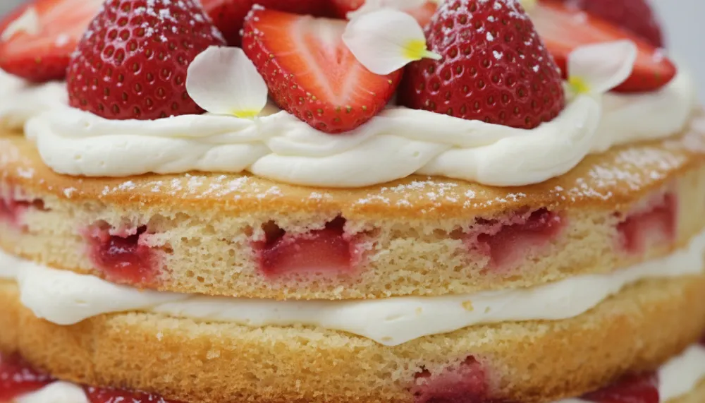 Mothers Day Strawberry Layer Cake From Scratch 2