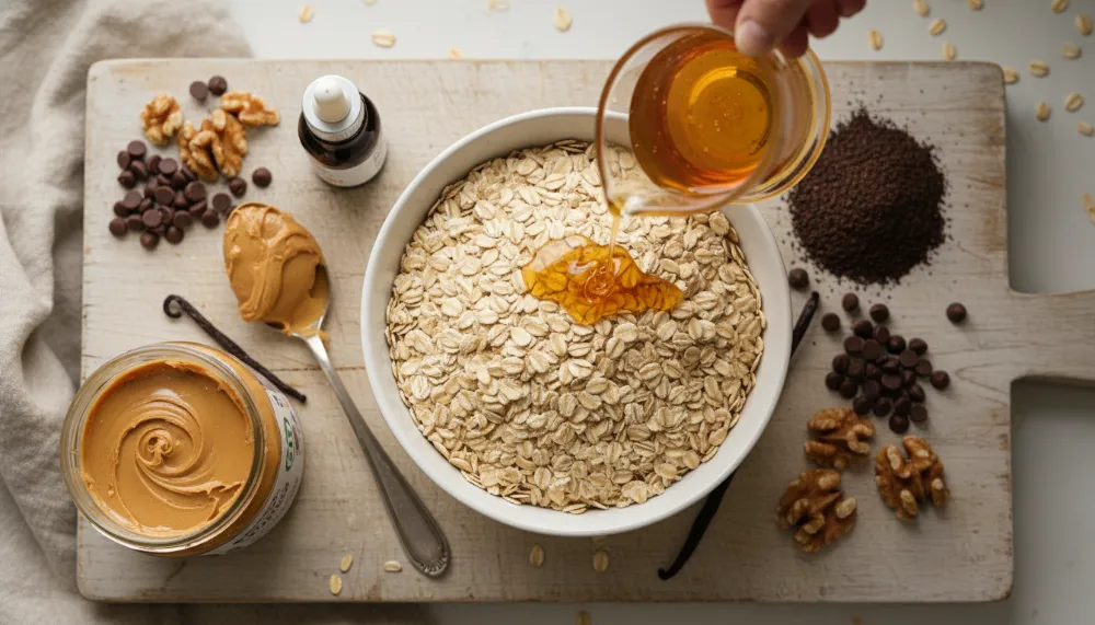 No Bake Peanut Butter Oat Energy Balls 1