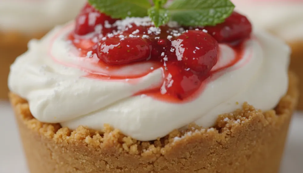 No Bake Strawberry Cheesecake Cups 2