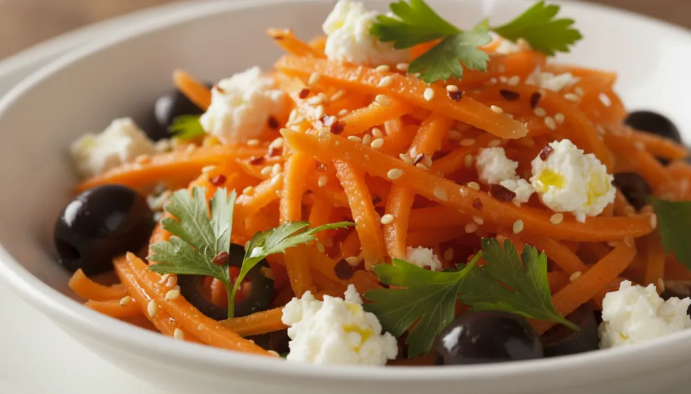 Raw Carrot Salad – Simple Healthy Mediterranean Style 2