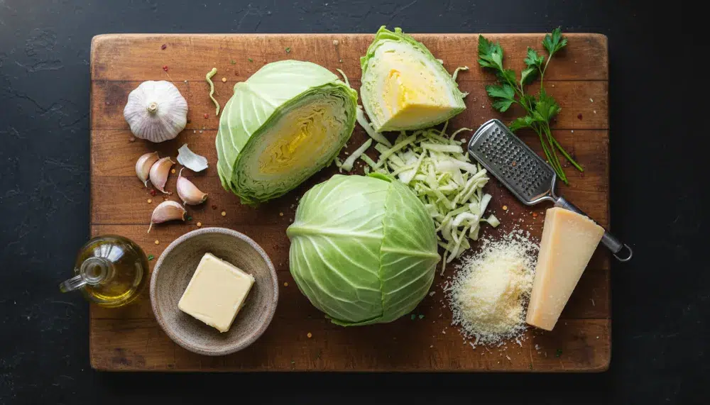 Sauteed Cabbage with Garlic Butter and Parmesan 1