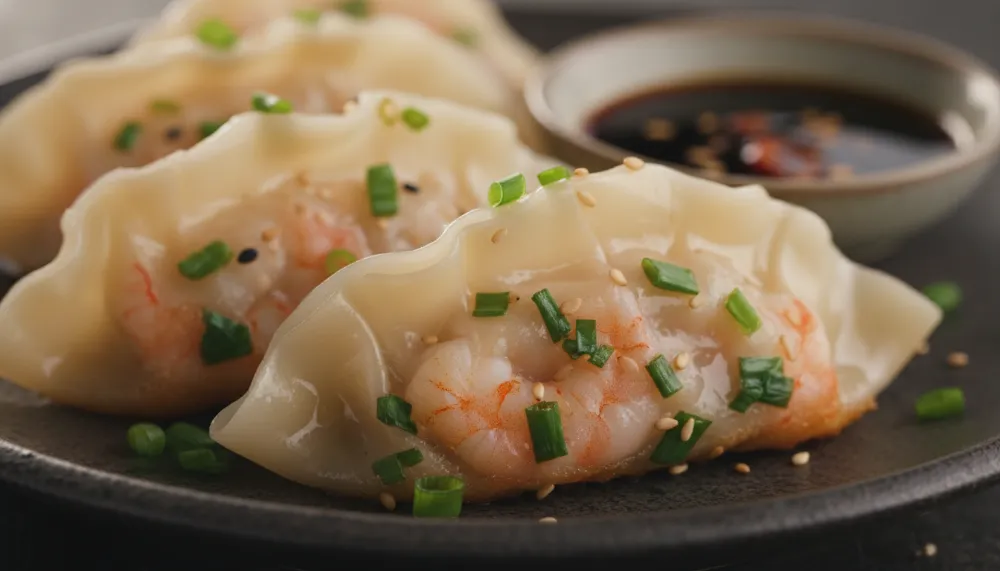 Shrimp and Chive Dumplings – Quick Asian Appetizer 2