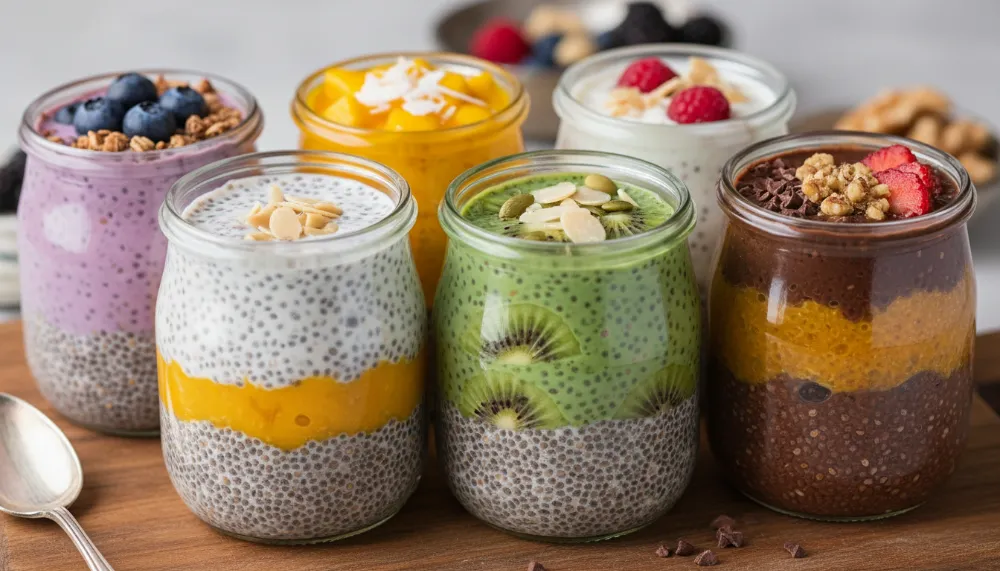 Six Healthy Chia Pudding Flavors for Meal Prep 2