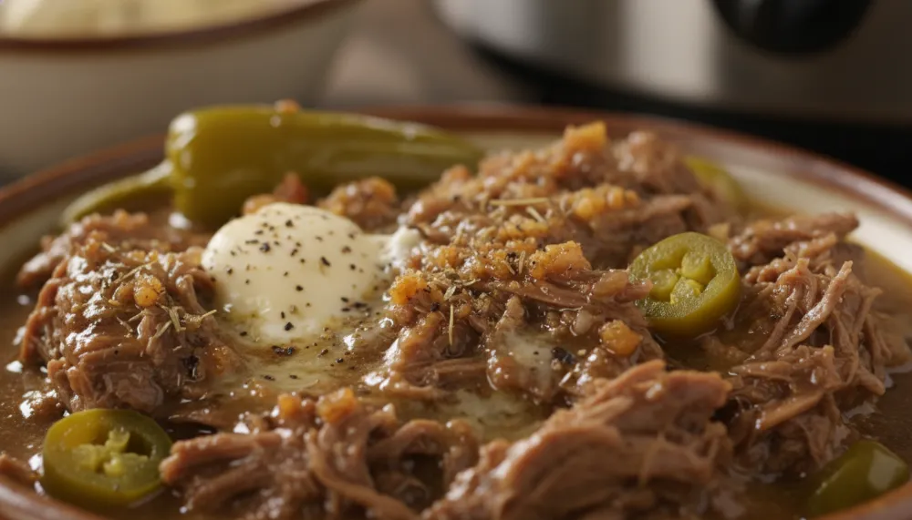 Slow Cooker Mississippi Pot Roast 2