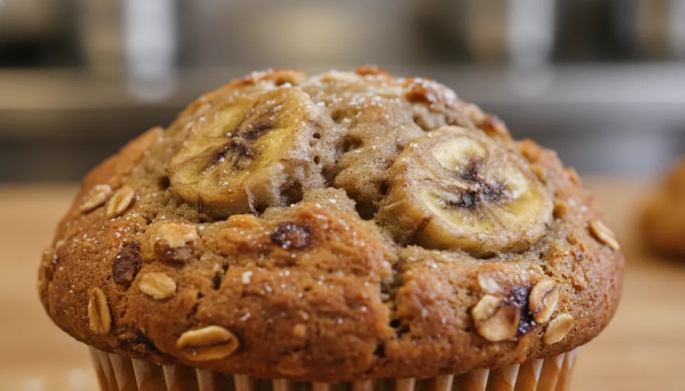 Sourdough Discard Banana Muffins 2