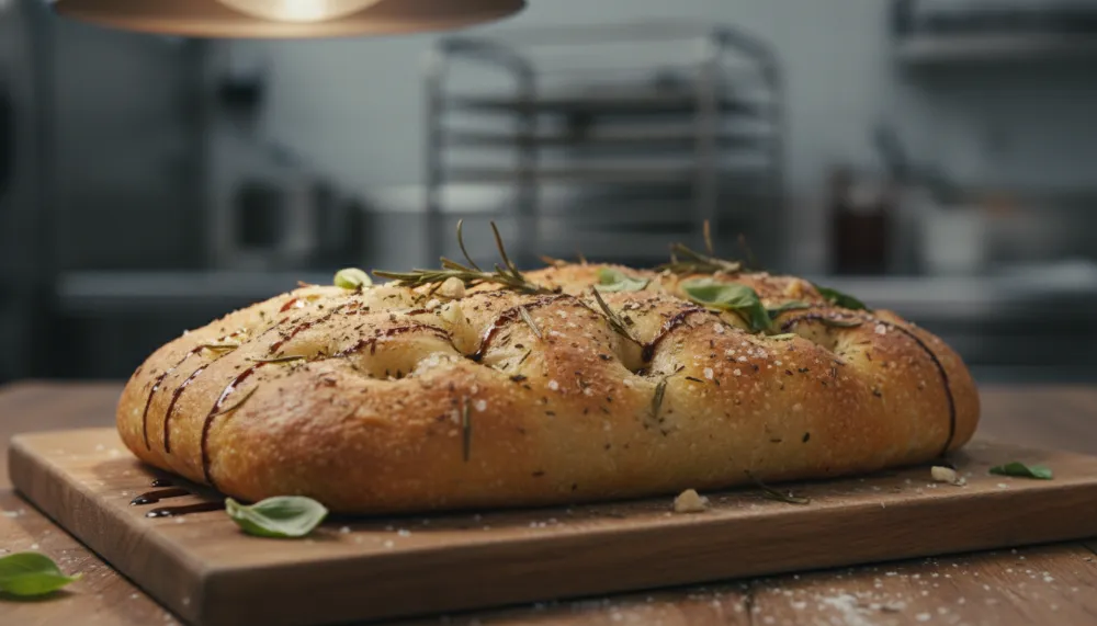 Sourdough Garlic Herb Focaccia Easy 0