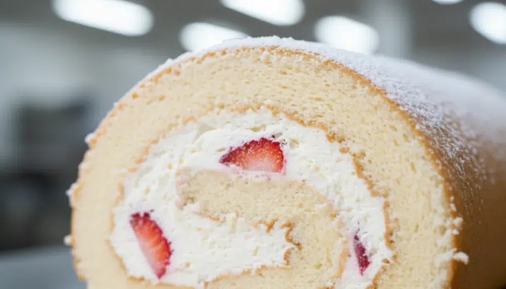 Strawberry Shortcake Roll Cake 2