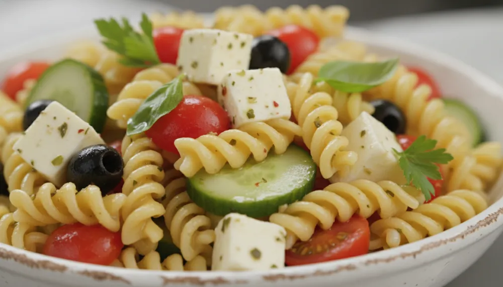 Summer Pasta Salad with Italian Dressing 2