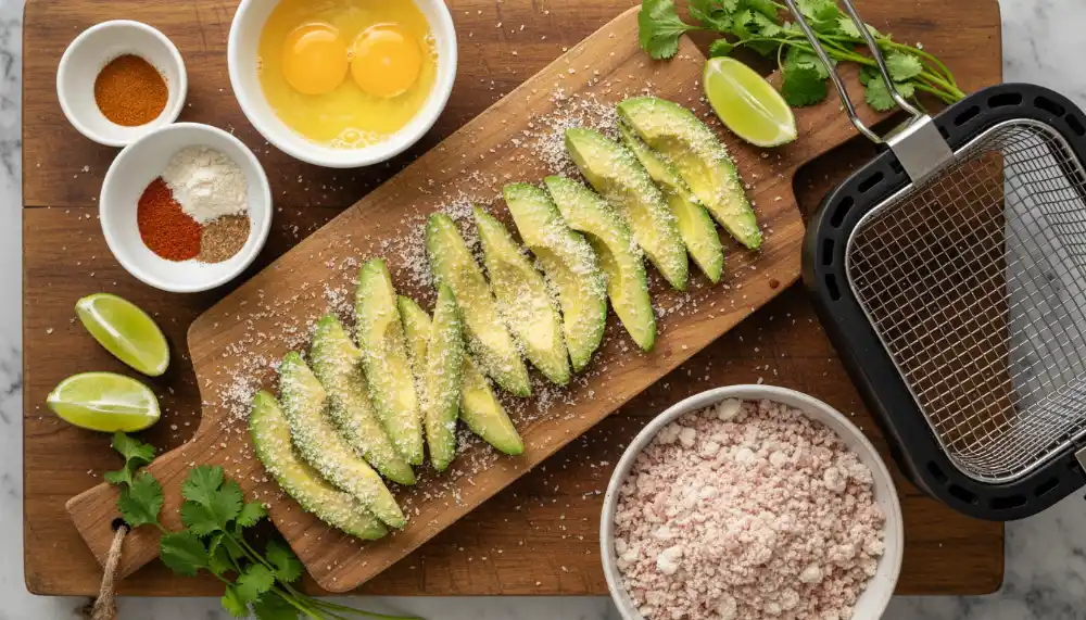 Air Fryer Avocado Fries – Healthy Keto Snack 1