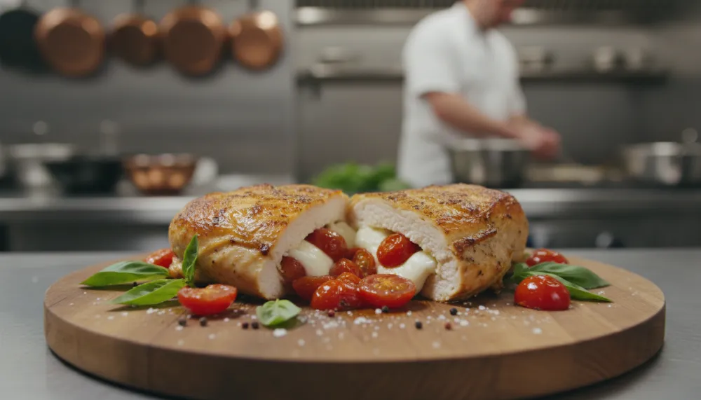 Home 3 Air Fryer Caprese Stuffed Chicken – Summer Dinner 0